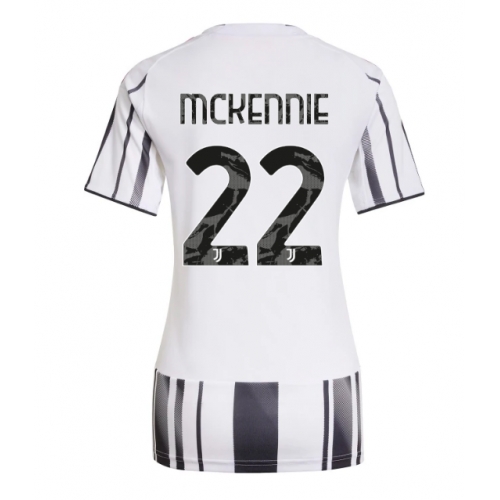 Billige Fotballdrakt Juventus Weston McKennie #22 Replika Hjemmedrakt Dame 2025-26 Kortermet Billige Fotballdrakt Juventus Weston McKennie #22 Replika Hjemmedrakt Dame 2025-26 Kortermet